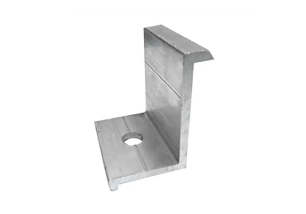 Solar panel end clamps