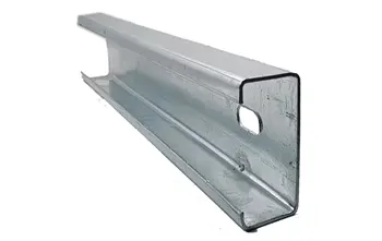 U channels in solar mounting